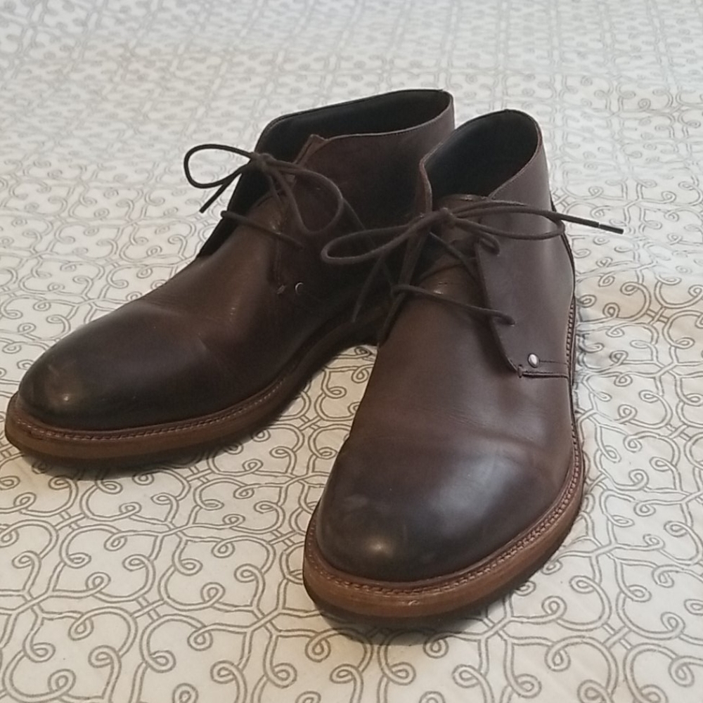 Joseph Abboud Leather Chukka Boots SZ 13